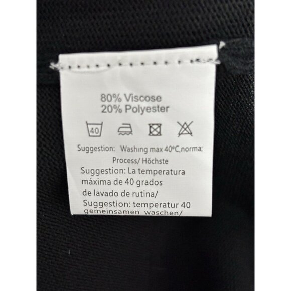 Coofandy Black XXL Mens Polo Shirt 80% Viscose 20% Polyester - Picture 5 of 5